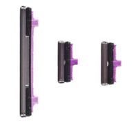 Juego de botones laterales de repuesto para Samsung Galaxy S10 y S10+ Plus, botón de encendido y botones de volumen G973 G975 (gris)