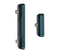 Juego de botones laterales de repuesto para Samsung Galaxy S22 y S22+ Plus, botón de encendido y botones de volumen S901 S906 (verde)