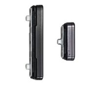 Juego de botones laterales de repuesto para Samsung Galaxy S22 y S22+ Plus, botón de encendido y botones de volumen S901 S906 (negro)