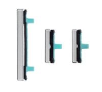 Juego de botones laterales de repuesto para Samsung Galaxy S8 y S8+ Plus, botón de encendido y botones de volumen G950 G955 (plateado)