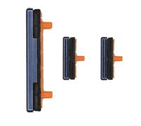 Juego de botones laterales de repuesto para Samsung Galaxy S9 y S9 Plus, botón de encendido y botones de volumen (azul)
