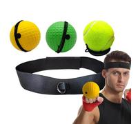 Juego de Boxeo, bolas de boxeo reflejo para, Bola de entrenamiento de Golpe con Banda, Pelota de Boxeo, pelotas de reacción Deportivas, Bola de entrenamiento de Boxeo montada en la cabeza para atleta