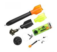 Juego de boya marcadora para pesca con colores llamativos y cuentas anticolisión, flotador de PVC de 31,5 cm