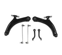 Juego de brazo de control de suspensión XTEVU, espolla de deseos inferior izquierda, brazo de nudillo de dirección, compatible con Qashqai Mk1 J10 2007 a 2015, reemplazo de