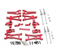 Juego de brazo de suspensión de eje de transmisión de metal para HAIBOXING HBX 16889 16889A 16890 16890A SG1601 SG1602 1/16 RC Kit de piezas de actualización de coche (putrefacción)