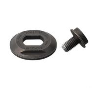 Juego de brida exterior y pernos para sierras circulares DCS391, DCS367, DCS565 - Kit de abrazadera de hoja de aleación de acero, negro, 2 piezas de repuesto