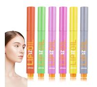 Juego de brillo de labios voluminizador,Brillo de labios voluminizador | Click Lipstick Hidratante Brillo de Labios No Pegajoso,Lápiz rellenador de labios de gelatina hidratante de larga duración para