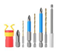 Juego de brocas, 8 destornilladores magnéticos con cierre de tornillo, herramientas antideslizantes de alta precisión magnética para adultos, reparación del hogar, proyectos, entusiastas de la