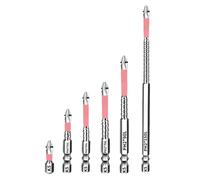 Juego de brocas atornilladoras - mantenimiento para destornilladores y taladros,accesorios magnéticos multifuncionales de alto rendimiento para trabajos de construcción DIY precisión desmontaje