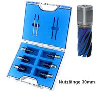 Juego de Brocas Cilíndricas de Núcleo Blue-Tech, Ø 12-26 mm, 8 Piezas