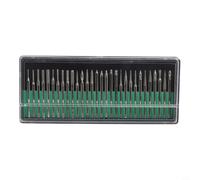 Juego de brocas con revestimiento de esmeril para herramientas DREMEL, vástago de 3 mm y punta de 1 mm para trabajar con conchas de cristal de playa, piedras preciosas y colgantes (juego de 3 asas)