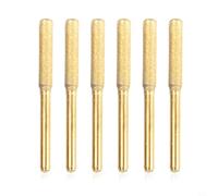 Juego de brocas de afilador de motosierra de 4/4,8/5,5 mm para taladro eléctrico, rebabas chapadas en duro, afilado rápido sin extracción de cadena, vástago de 3 mm, kit de 6 piezas (5,5 mm)