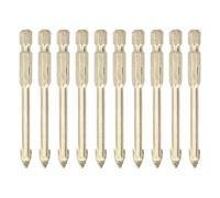 Juego de Brocas de Cerámica Cruzadas Profesionales Diseño de Punta de Lanza Antideslizante Dorada para Perforación de Paredes de Vidrio y Ladrillos de Azulejos de Cerámica Mango