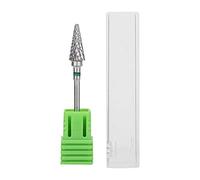 Juego de Brocas de Cerámica de Primera Calidad, Accesorio para Cortador de Uñas, Broca Cortadora de Acero para Manicura, Muela Abrasiva Profesional, Juego de Accesorios para Cortador(Etiqueta verde)