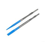 Juego de brocas de cincel puntiagudo y plano para taladros de martillo de vástago hexagonal y cuadrado, cincel de ranurado de acero 40CR para eliminación eficiente de azulejos, hormigón, ladrillo y