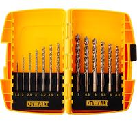 DEWALT DT4968-QZ - Tough Case pequeña con 13 brocas con puntas de cobalto EXTREME, 4, 1.5, 2, 2.5, 3, 3.2, 4, 4.5, 5, 5.5, 6, 6.5, 7.