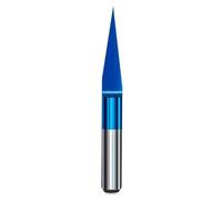 Juego de brocas de enrutador con punta en V de carburo de tungsteno, grabado de precisión con vástago de 3,175mm, ángulos de 10°, 15°, 20° y 25°, 10 Uds.(15degx0.1mm)