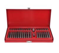 Juego de brocas de impacto de 40 Uds., 1/2 pulgadas x 10mm, 3/8 pulgadas x 10mm, brocas estriadas hexagonales CRV profesionales con caja de almacenamiento para reparación del hogar