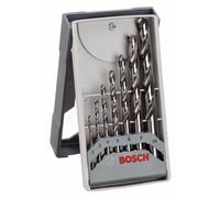 Juego De Brocas De Metal Bosch Mini-X-Line HSS-G, 7 Pzs, 135°, 2-10 Mm
