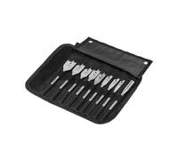 Juego de brocas de pluma Dnipro-M 10 uds., 10-25 mm, con extensión, en estuche