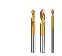 Juego de brocas de punto M35 con cobalto HSS, 120, 60 y 90 grados, con posicionamiento central, 2,0-20 for procesamiento de acero inoxidable en torno.(120 Degrees,10.0x89)