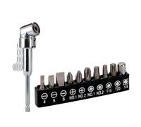 Juego de brocas de taladro multifuncional, Twist Screwdriver, Precision Screwdriver Kit, Versatile Drill Accessories, High-Quality Screwdriver Set, recto Angle Drill Attachment, Screwdriver Set, for