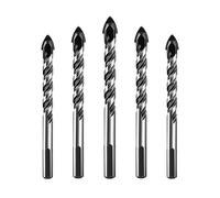 Juego de brocas de tornillo, juego de destornilladores de 5 puntas, 0.15 x 0.19 x 0.23 x 0.23 pulgadas, extensión de herramienta de precisión inalámbrica, accesorio portátil multiusos para el hogar