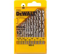 Juego de brocas DeWALT HSS-G, para metal (13 piezas) DT5922
