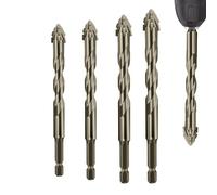 Juego de brocas excéntricas - 4 cuchillas sierra broca centrada en los dientes, juego de brocas multifunción | 4 BLADE SAW TOTHE BOT EXCENTRIC BOTE DE MARCO HUELO PARA CASA HOGAR, punta de nivel de