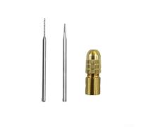 Juego de brocas extractoras de tornillo de acero de carburo para teléfonos móviles y dispositivos electrónicos pequeños, herramienta de fijación fácil de quitar plata