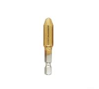 Juego de brocas extractoras de tornillos dañados, herramienta de extracción de tornillos rotos para madera y metal, para vástago hexagonal HSS dorado de 6,35 mm, rápida extracción de tornillos
