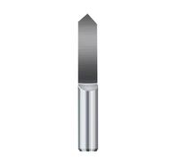 Juego de brocas for enrutador de ranura en V, herramienta de grabado de carburo de vástago de 6mm for carpintería de precisión y PCB, 10 Uds.(30Dx1.0mm)