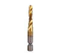 Juego de brocas for grifo HSS con revestimiento de titanio, vástago hexagonal, máquina for tornillos, grifo compuesto, M3, M4, M5, M6, M8, M10, 1/5 Uds.(M10)