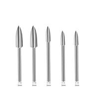 Juego De Brocas For Tallado De Madera Compatible Con Herramienta Rotativa Dremel Con Vástago De 1/8" For Tallado, Perforación Y Microescultura.(5pcs)