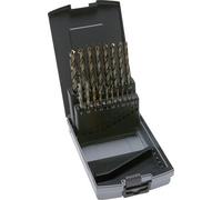 juego de brocas helicoidales de 19 piezas DIN 338 N HSS-E 1 - 10 mm