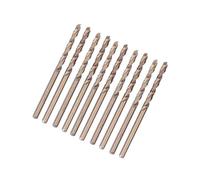 Juego de brocas helicoidales de cobalto M35 de 1,0 a 5,0 mm para perforación de placa de acero, 10 piezas, elección de mecánica automática (4 mm)