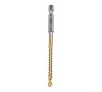 Juego de brocas helicoidales HSS de 3 a 8 mm, acero de alto revestimiento dorado para madera, metal, plástico, perforación profesional, herramientas de taller de construcción (3 mm)