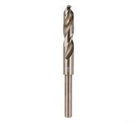 Juego de brocas HSS de cobalto con vástago reducido para trabajo de metal, brocas M2 de acero de alta velocidad para perforación de herreros en tamaños de 13 mm a 15 mm, acabado dorado (14,5 mm)