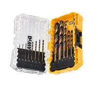 Juego De Brocas HSS DEWALT DT70727 Negro Y Dorado, 14 Piezas DEWDT70727QZ