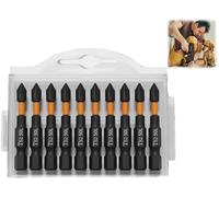 Juego de brocas magnéticas de alta dureza, súper fuertes, kit de brocas magnéticas resistentes, destornillador de ranura cruzada para destornillador eléctrico