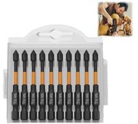 Juego de brocas magnéticas de alta dureza, súper fuertes, kit de brocas magnéticas resistentes, destornillador de ranura cruzada para destornillador eléctrico