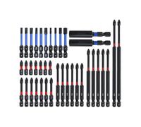 Juego de brocas magnéticas, puntas de destornillador antideslizantes, puntas hexagonales ergonómicas antideslizantes para reparación del hogar, carpintería, techos, carpintería, muebles, manualidades