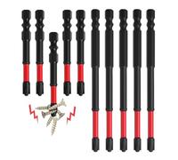 Juego De Brocas Magnéticas | Puntas Magnéticas para Tornillos | Llave De Trinquete Herramienta De Extensión Adaptador Antideslizante Para Hogar Carpintería Fontanería Construcción