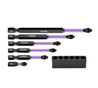 Juego de brocas magnéticas, S2 Power Bits, Heavy Duty Durability, Precision Fit Tips, Multi-Functional Driver Tools, Ideal para Woodworking, Automotive, Plumbing, Electrical, Metalworking