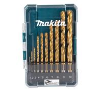 Juego de brocas MAKITA HSS-TiN Económicas para metal 10 piezas D-72849