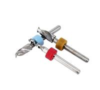 Juego de brocas Micro PCB de carburo, 10 Uds., vástago de 3.175mm, cortador de grabado de placa de circuito impreso, Mini brocas de perforación CNC de 0,1-5,0mm(0.55mm)
