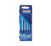Juego De Brocas Para Azulejos Y Vidrio Faithfull De 4 (3-6mm) FAIGDSET4