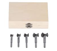 Juego de brocas para carpintería, cortador de agujeros para bisagra, alta dureza, resistencia a la oxidación, multifuncional, portátil con estuche de almacenamiento