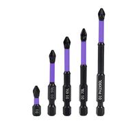 Juego de Brocas para Destornillador,Juego De Brocas Para Taladro - Accesorios Metálicos De 5 Piezas Adaptador Para Llaves De Impacto Y Extensiones De Seguridad