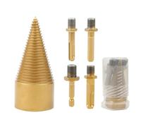 Juego de brocas para leña, divisor de troncos, brocas extraíbles para madera, taladros eléctricos de tornillo, destornillador cónico, cuadrado, redondo, 32/42 mm, resistente